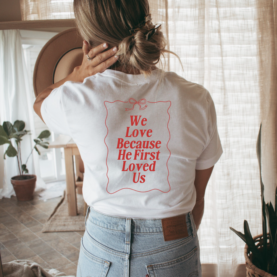 We Love…Front + Back Bow Tee