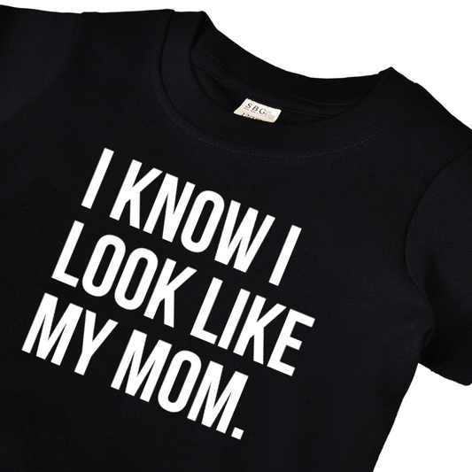 I know I look like my mom.