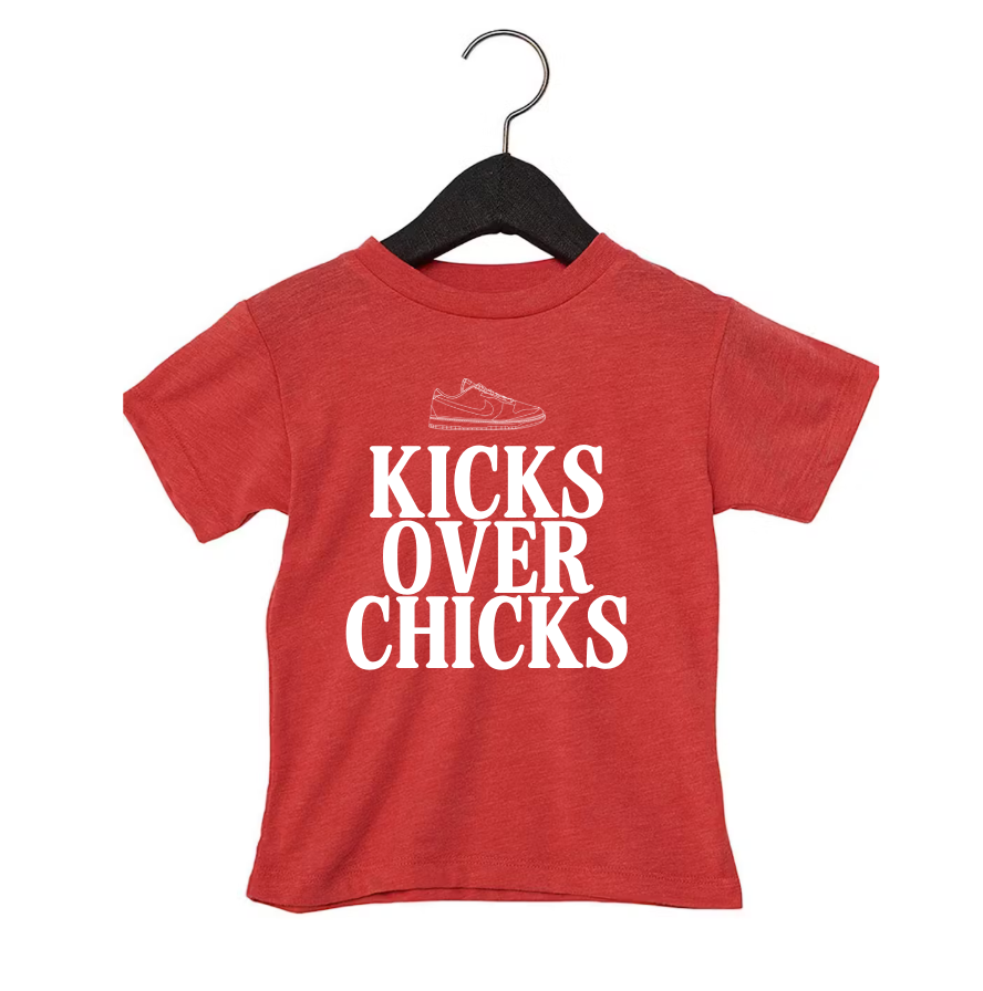 Kicks Over Chicks NEW Tee