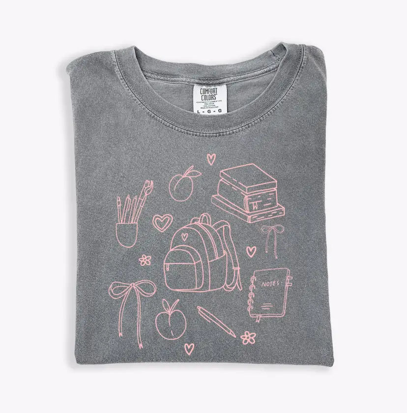 Back to School Doodles Teacher or Faculty Tee