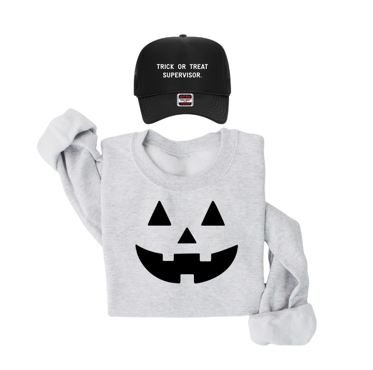 Neutral Jack-O-Lantern Pullover