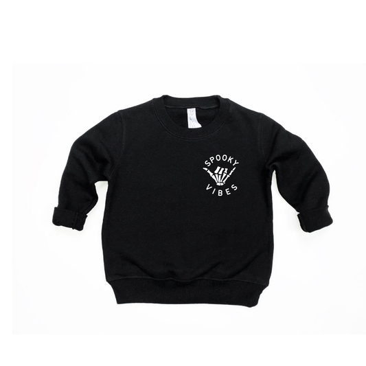 Spooky Vibes Pocket Pullover Sweatshirt