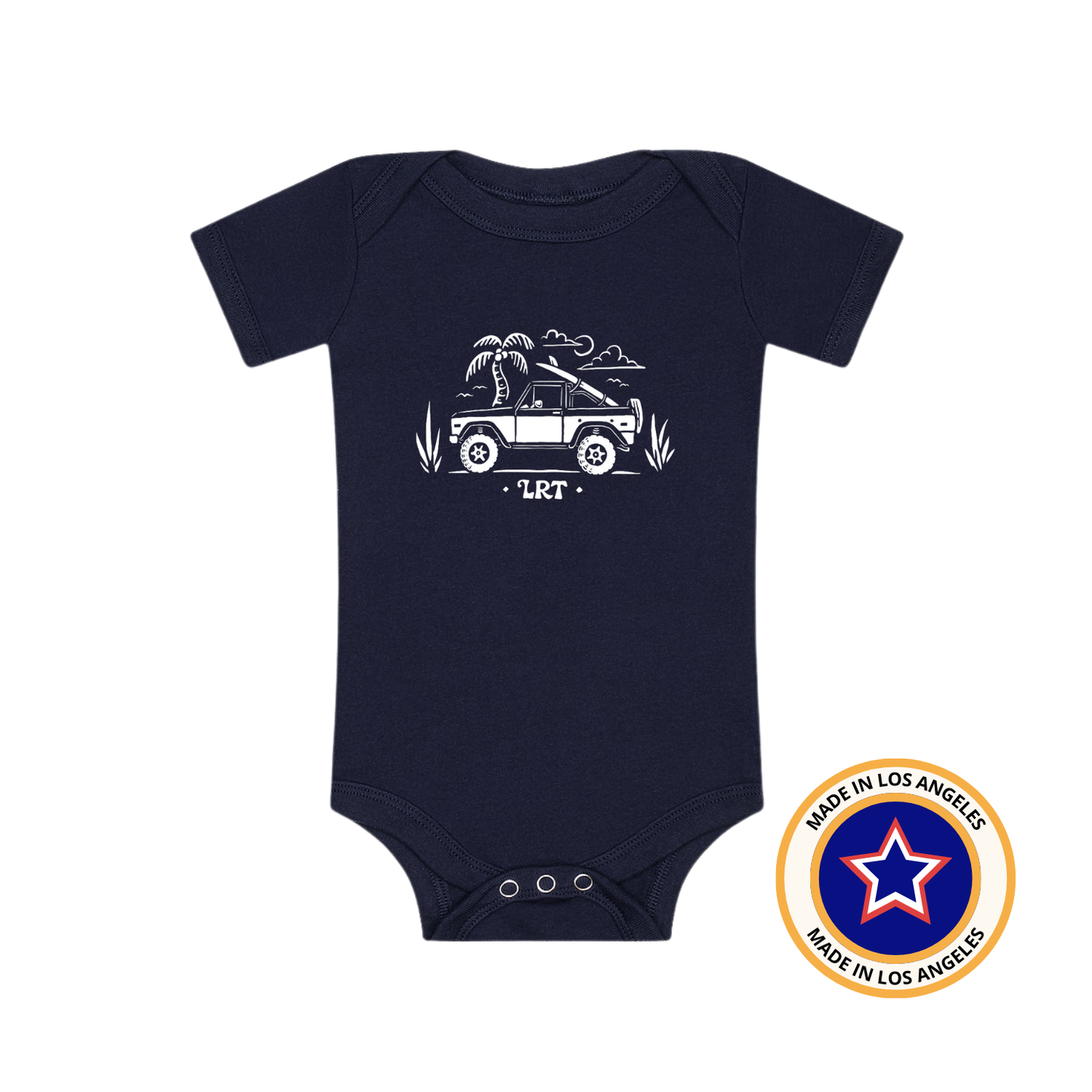 THE BRONCO OLD SCHOOL ONESIE - NAVY