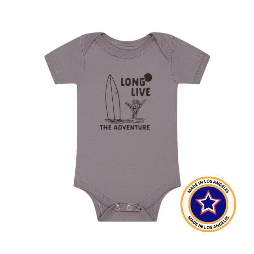 THE LONG LIVE ADVENTURE ONESIE - GREY