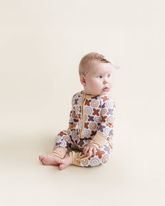 Bamboo Zip Romper | Xoxo