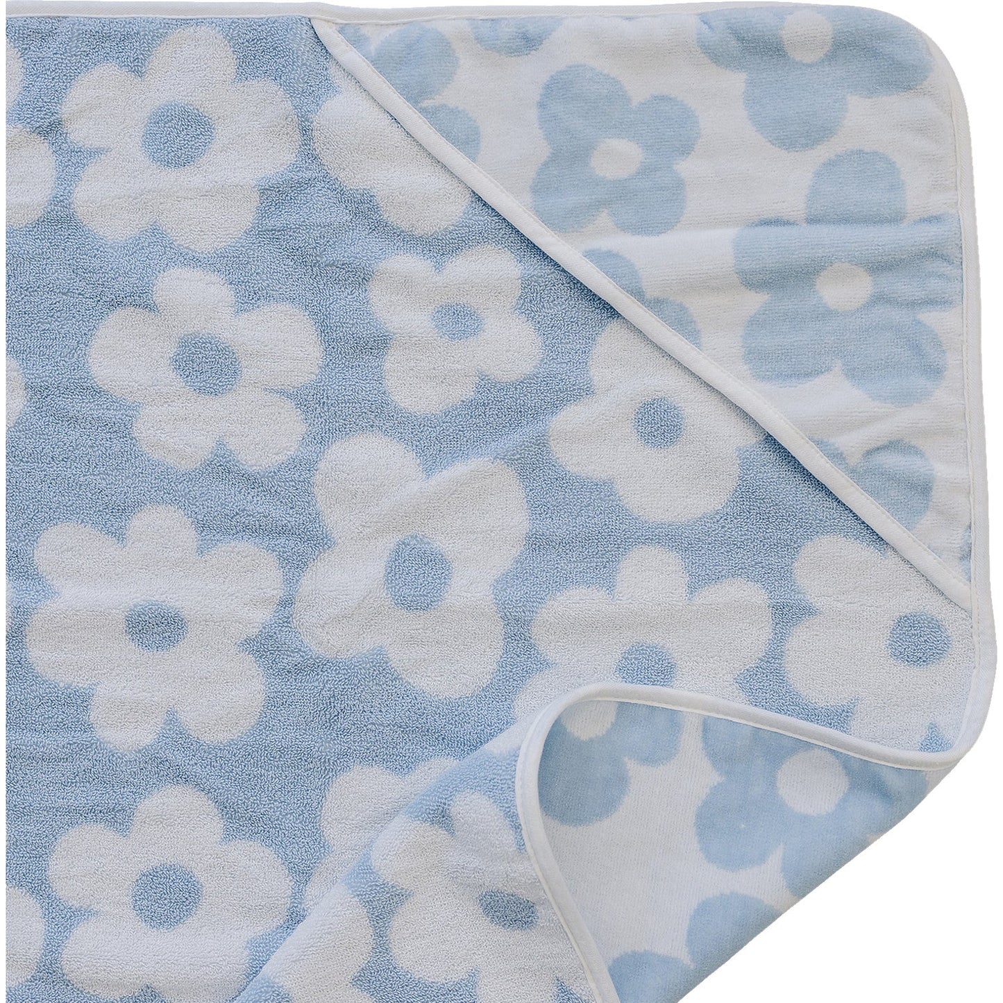 Coastal Floral Hooded Towel