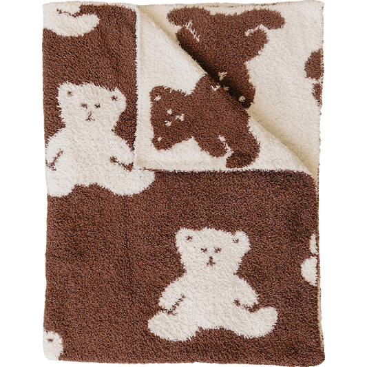 Teddy Bear Plush Blanket