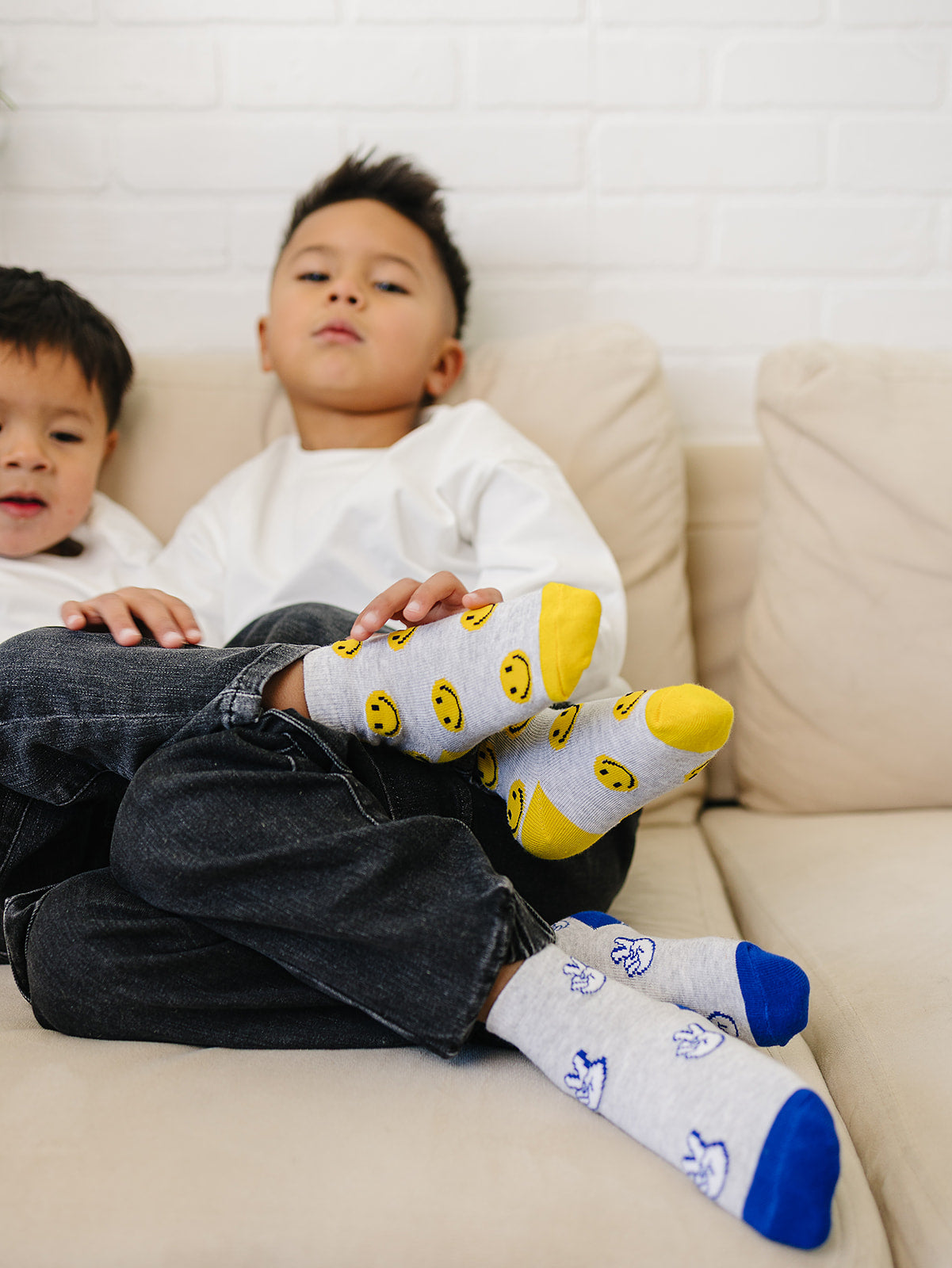 Smiley/Peace Socks 2 Pack