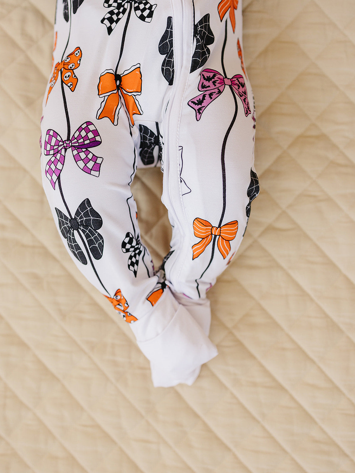 Bamboo Zip Romper | Spooky Bows