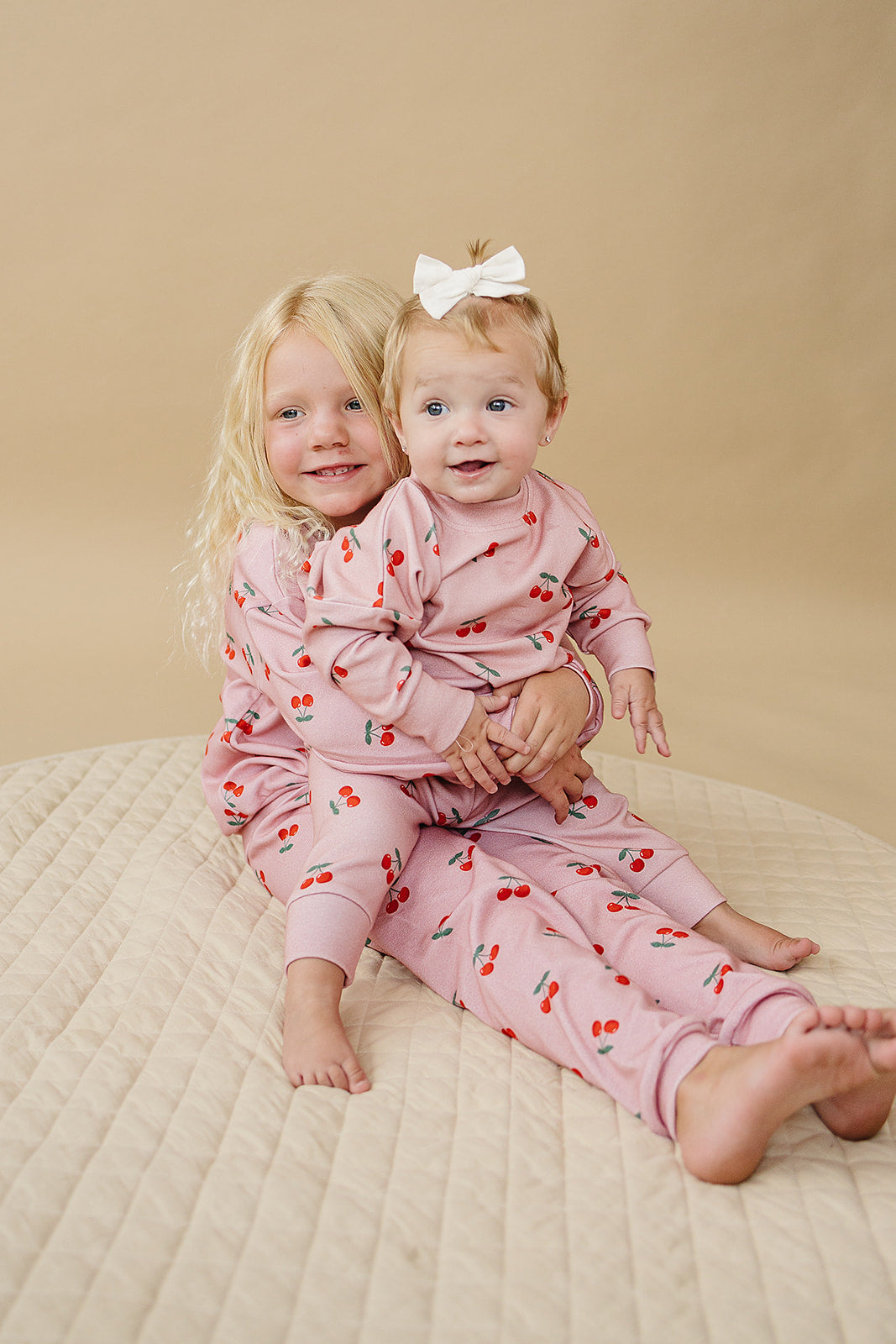 Jogger Set | Blush & Cherry