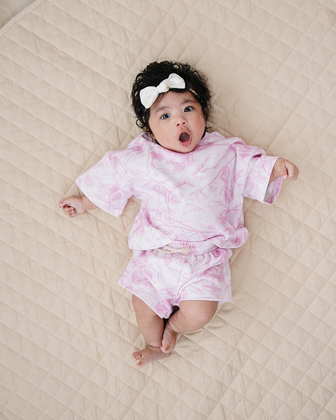 Shorts Set | Pink Camo