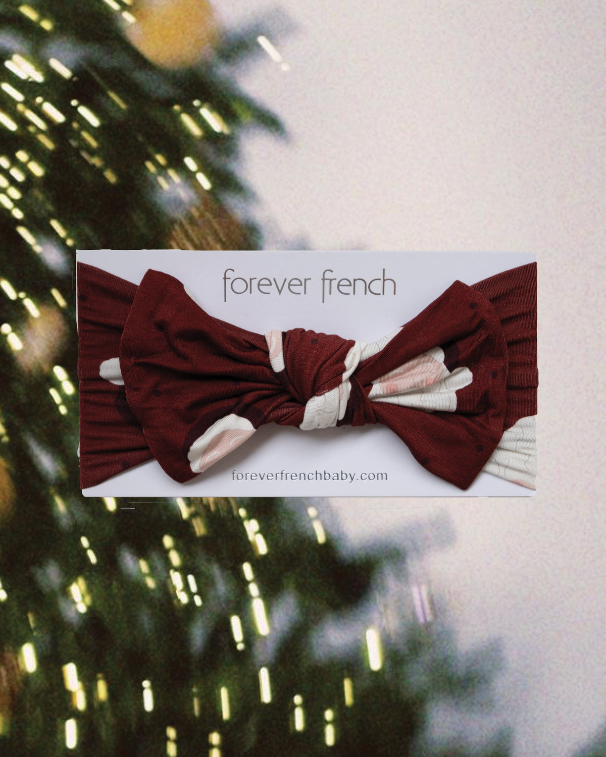 Bamboo Head Wrap | Vintage Santa