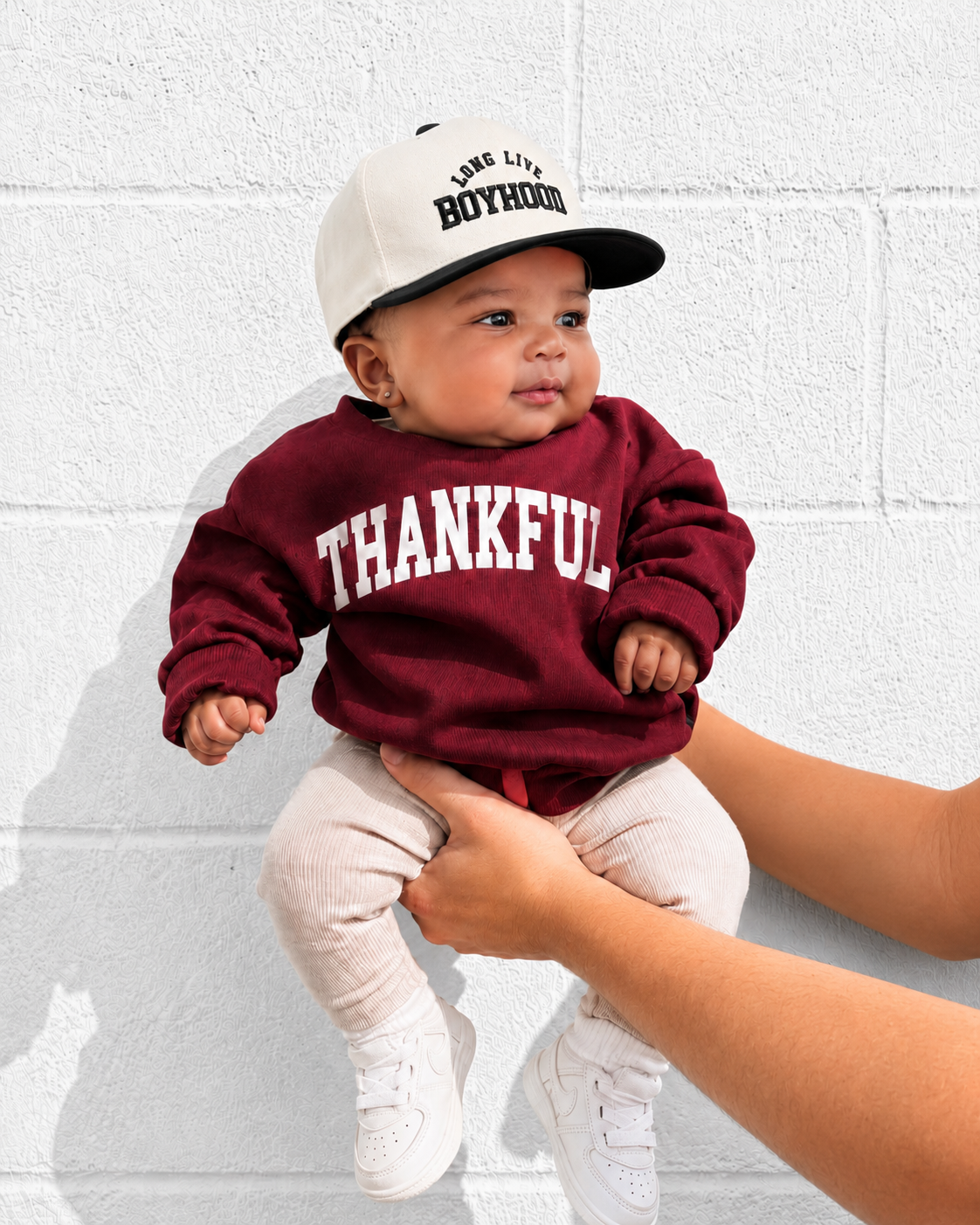 Thankful Varsity Kids Sweatshirt