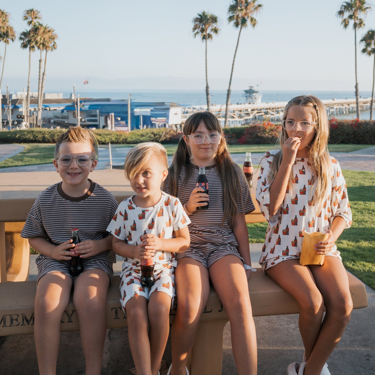 Bamboo Short Set | Fries & Cola