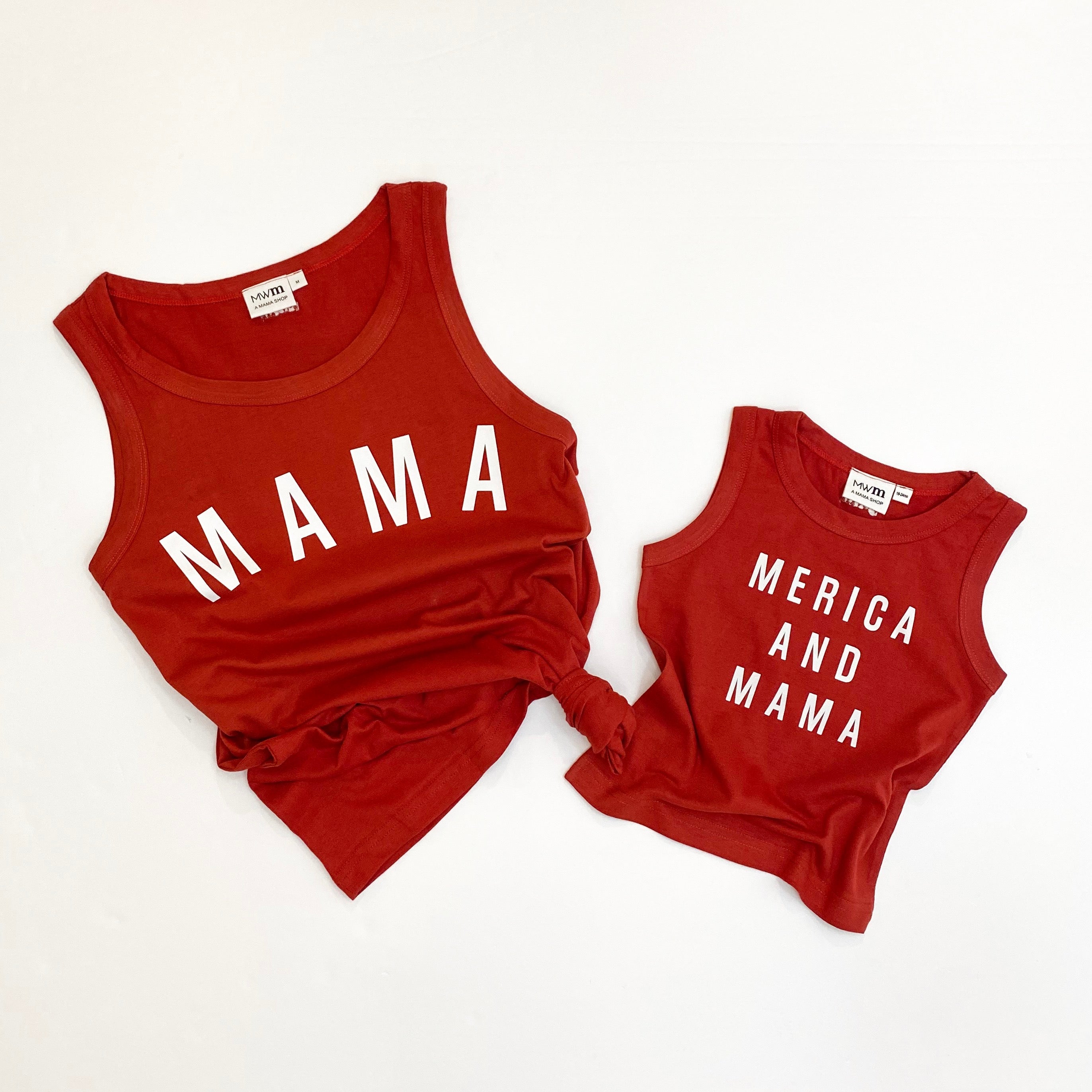 Mama Curved Original Fourth Tank - White Design