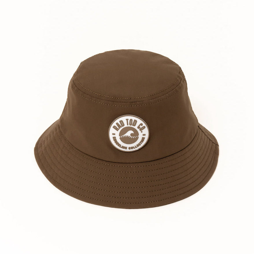 MOCHA WATERPROOF BUCKET HAT