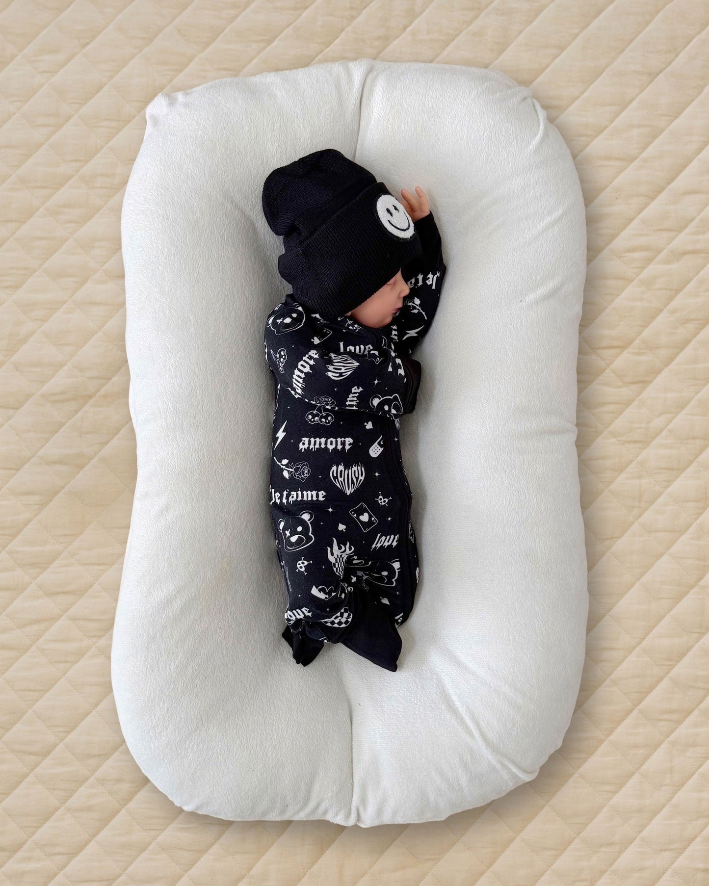 Bamboo Zip Romper | Wild Heart