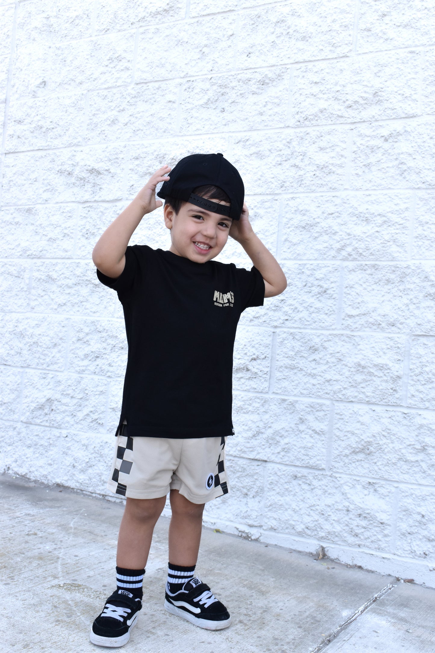 ALL DAY CHECK SHORTS - SAND