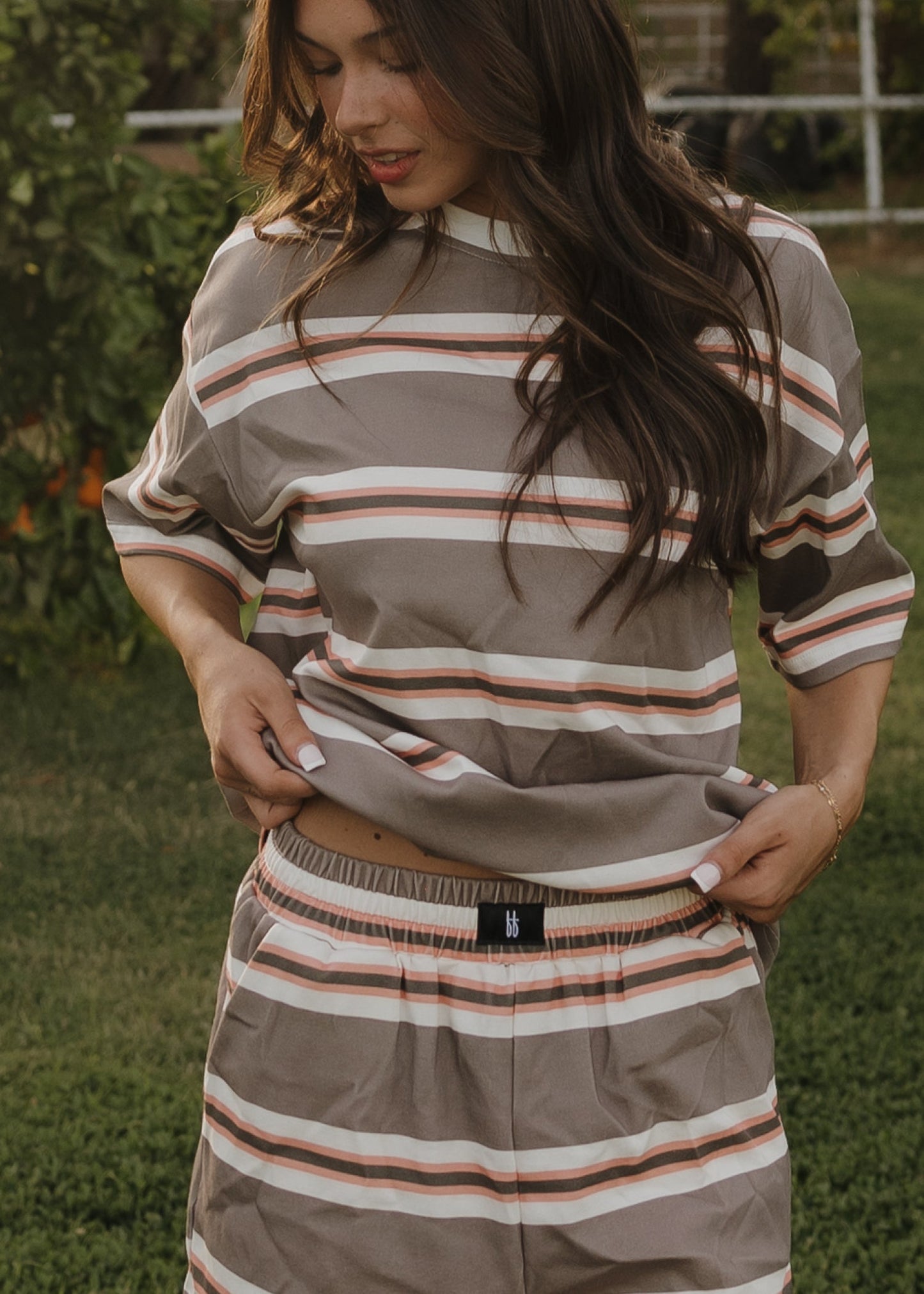 Women's Short Set | Sedona Stripe