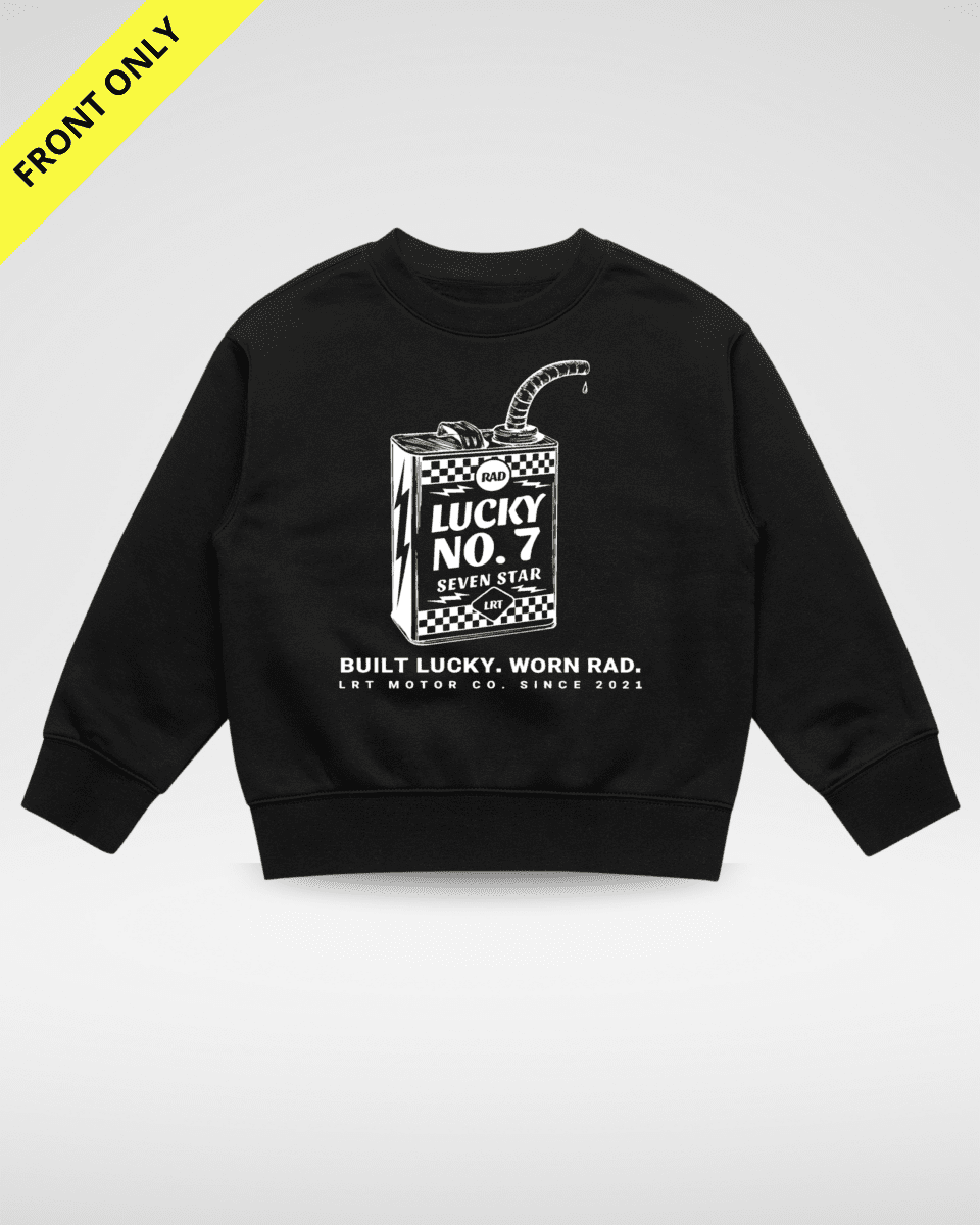 THE LUCKY NO. 7 - CREWNECK (FRONT ONLY)