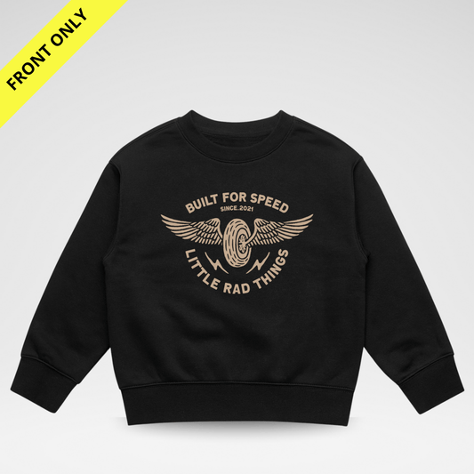 WINGED MECHANIC CREWNECK - FRONT ONLY