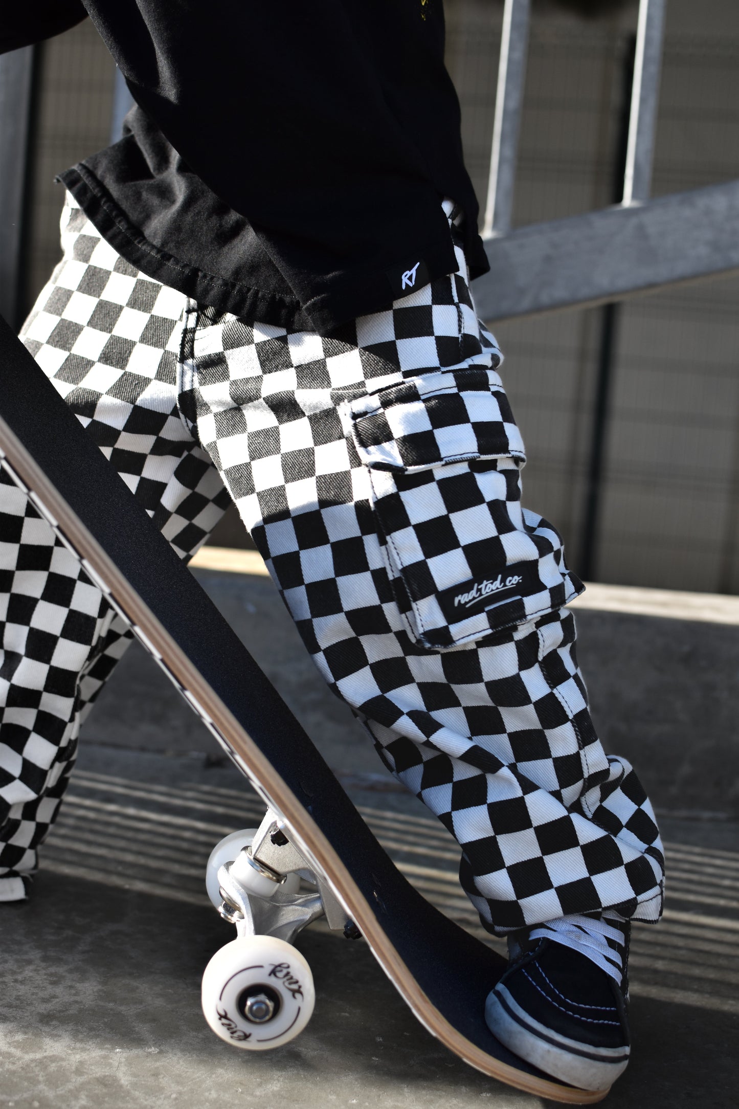 ZIGGY DENIM - BLACK CHECKERS