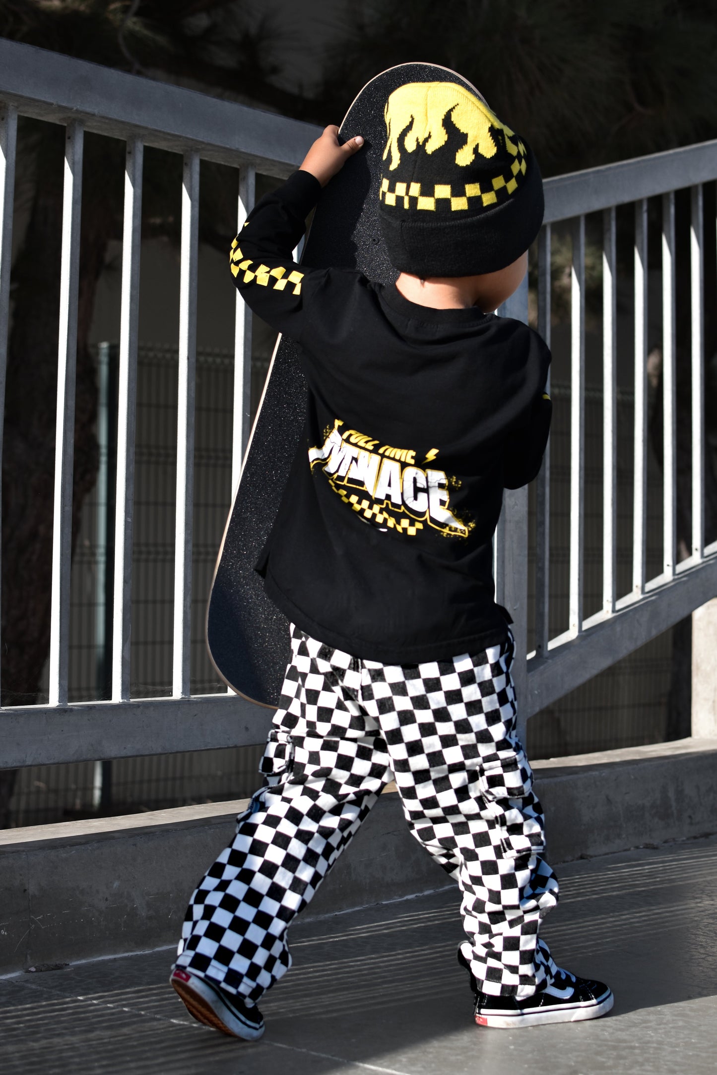 ZIGGY DENIM - BLACK CHECKERS