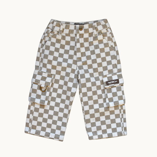 ZIGGY DENIM - OAT CHECKERS